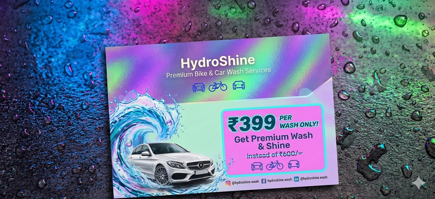 Hydroshine Car Wash Offer